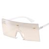 Male and Female Oversized Frameless Square Ocean Lenses - Fashionable Decorative Accessories Street Pography Props