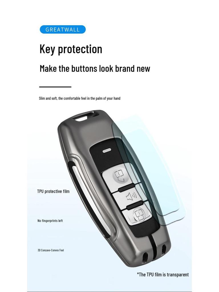 2021 Great Wall Cannon Key Cover for Commercial, Passenger, Off-Road, and Pickup Remote