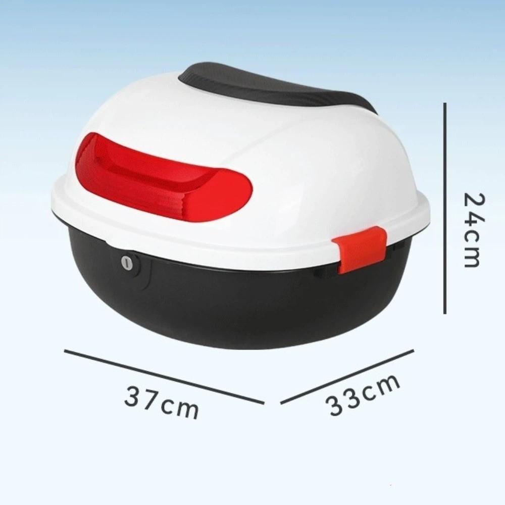 Lockable Motorcycle Trunk Plastic Motorbike Tail Trunk Universal Storage Case  Commuting
