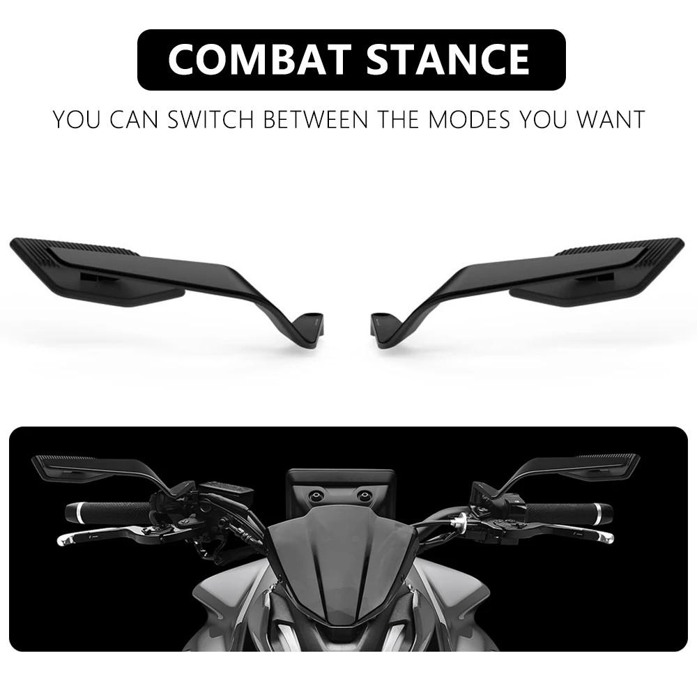 1 Pair Motorcycle 360° Rotation Side Rearview Mirror Fit For Honda CB650R CB650F