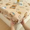 Flannel Bed Sheet Winter Warm Plush Fitted Sheet Soft Mink Cashmere Bed Linen Mattress Cover Elastic Bedspread