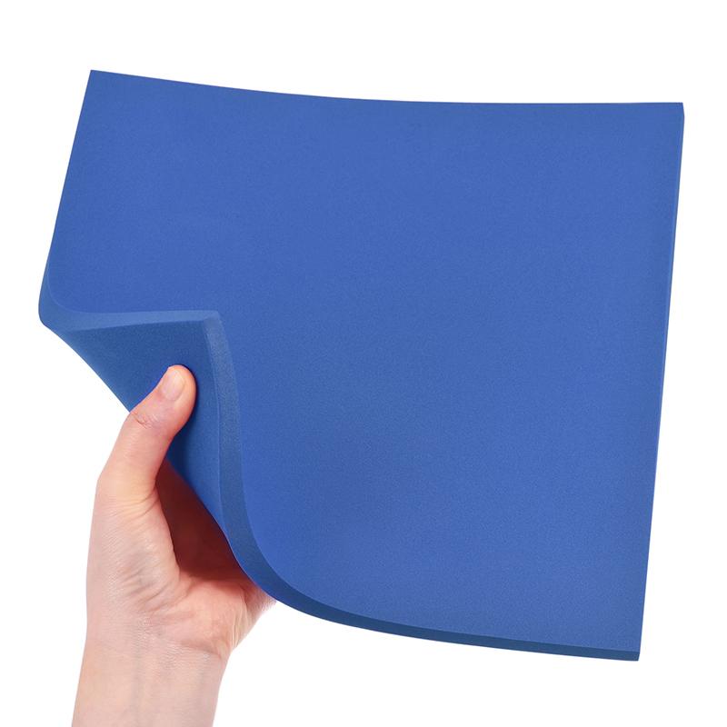 4 Stück 3/5/7/10mm Blaue EVA-Schaumstoffplatten Schwammschaum 10x10 Zoll Bastel-EVA-Platten DIY Handgefertigtes Modellbau-Material