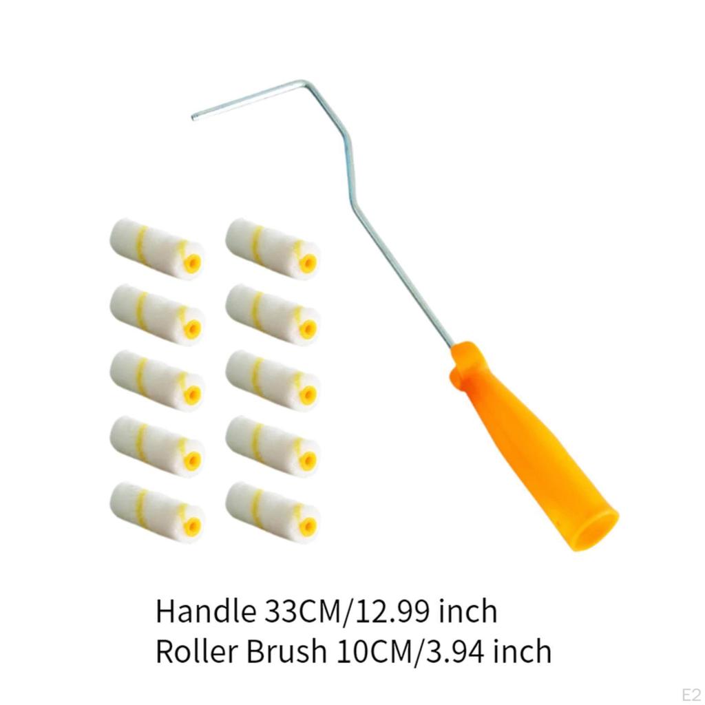 10 Pieces Mini Paint Roller Covers Painting Tools Wall Tool for DIY