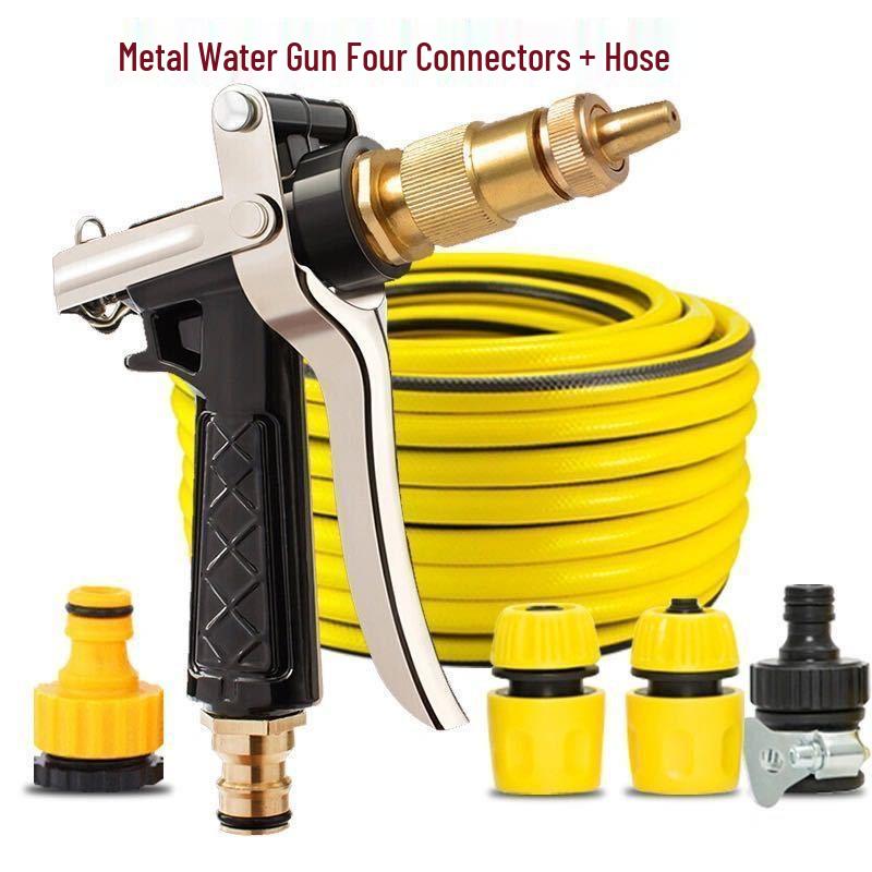 New Multi-Functional High-Pressure Car Wash Spray Gun with Anti-Freeze, Explosion-Proof Soft Hose