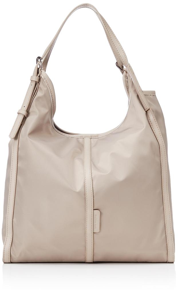 Maison Vert Women's Triangle Tote Bag, Water-Repellent and Multi-Storage, Greige (26)
