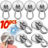 10/1PCS Strong Magnetic Carabiner Hook 360°Rotating Magnet Hook Kitchen Bathroom Hanging Hangers Home Storage Hooks Organizer