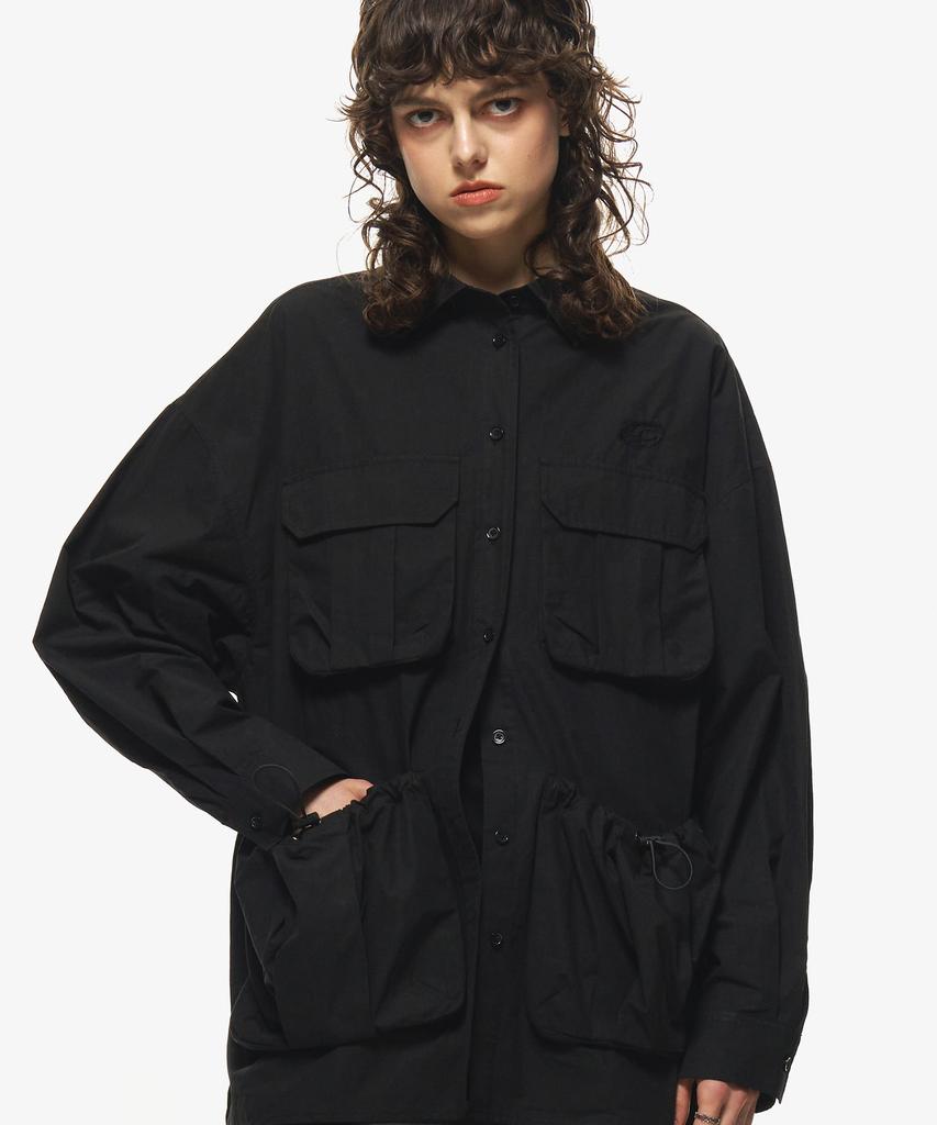 CPGN STUDIO Safari Stopper Cargo Shirt Black