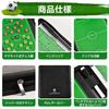 Pure Vie Soccer Tactics Board with Zipper Case, Portable, 26 Magnetic Pieces (2 Colors), Foldable, Half/Full Size, 30 Sheets of Memo Paper, Waterproof