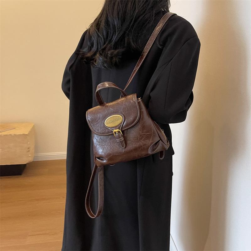 2025 autumn new thousand bird grid backpack niche design portable backpack travel bag premium texture bag women