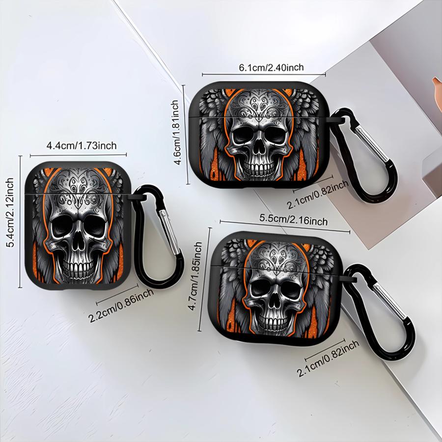 Case For Airpods 4 Pro2 2 Pro3 Pro 1 3 Earphone Cases Cover Skull Flower Cool