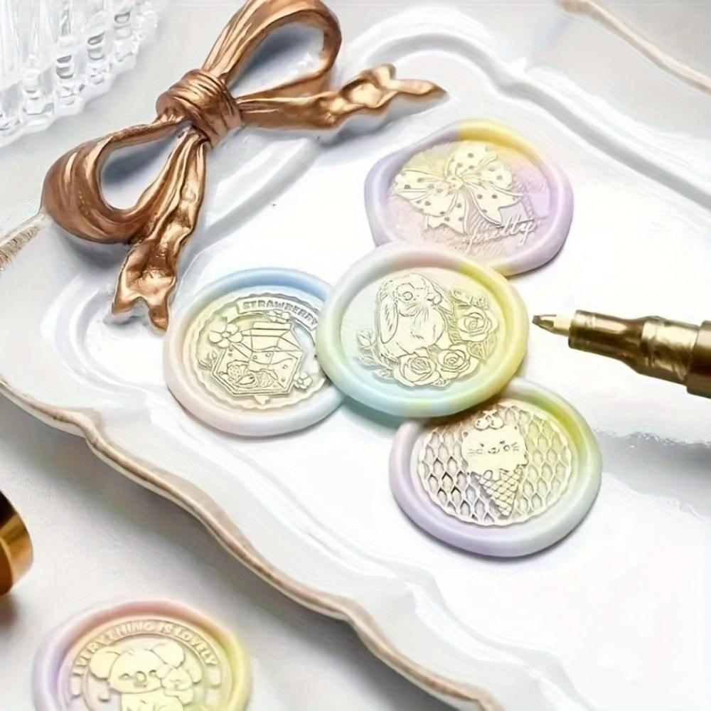 11 Stück Wachssiegel Stempelkopf-förmige DIY-Materialien - Langeweile Linderung Handwerk. Umschlag-Siegelstempel. Ostergeschenk.