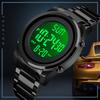 SKMEI 1611 Fashion LED Men Digital Wristwatch Chrono Count Down Alarm Hour For Mens reloj hombre Digital 2 Time Mens Watches