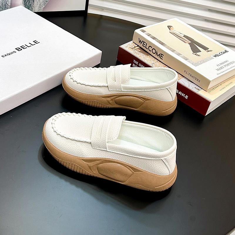 

Новая весенняя белая обувь в корейском стиле, женская повседневная студенческая обувь Ins, женская обувь на платформе, увеличивающая рост, Zy5818 35