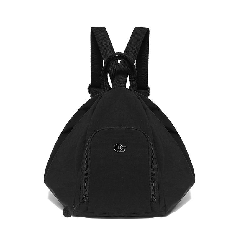 

Рюкзак женский большой вместимости для отдыха студенческий школьный рюкзак простой нишевый высококлассный дорожный рюкзак чёрный