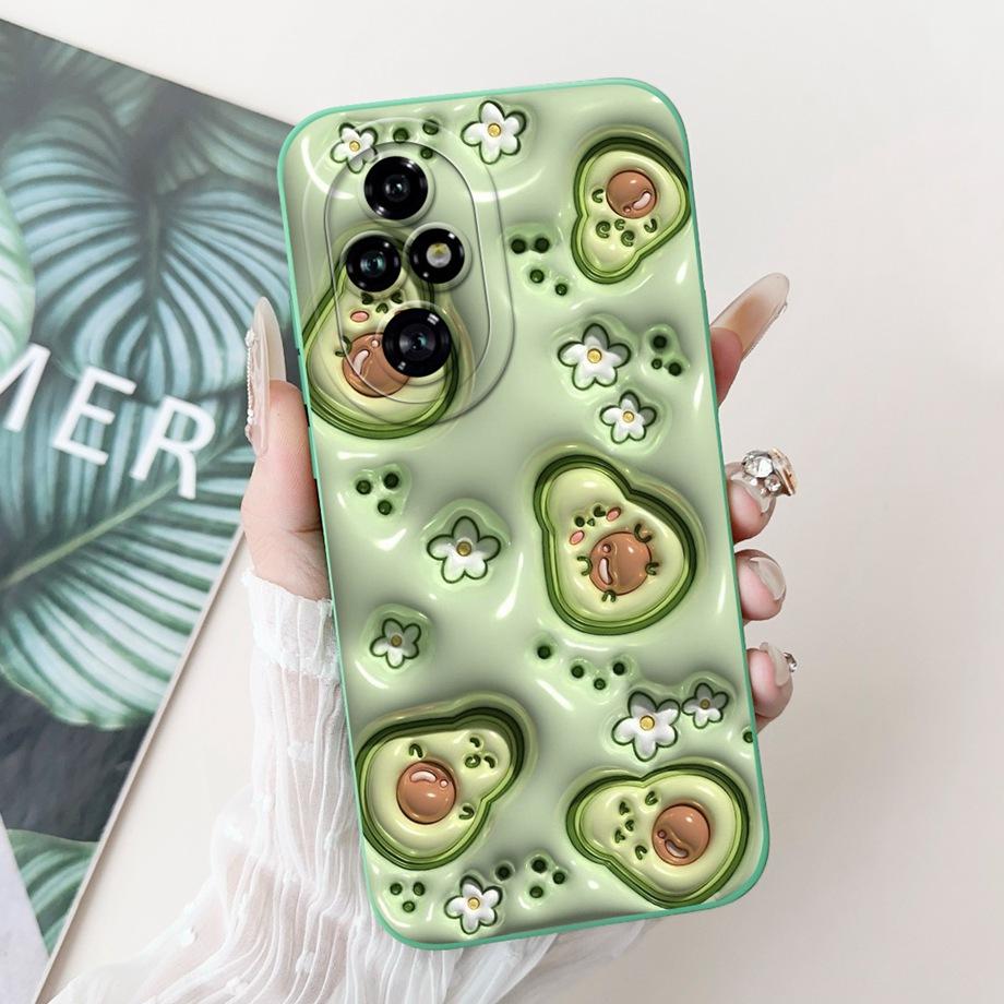 Für Honor 200 Pro 200 Lite Honor200 Hülle Abdeckung Weiches Silikon TPU Blume Schmetterling Girly Mode Malerei Honor 200Lite 200Pro
