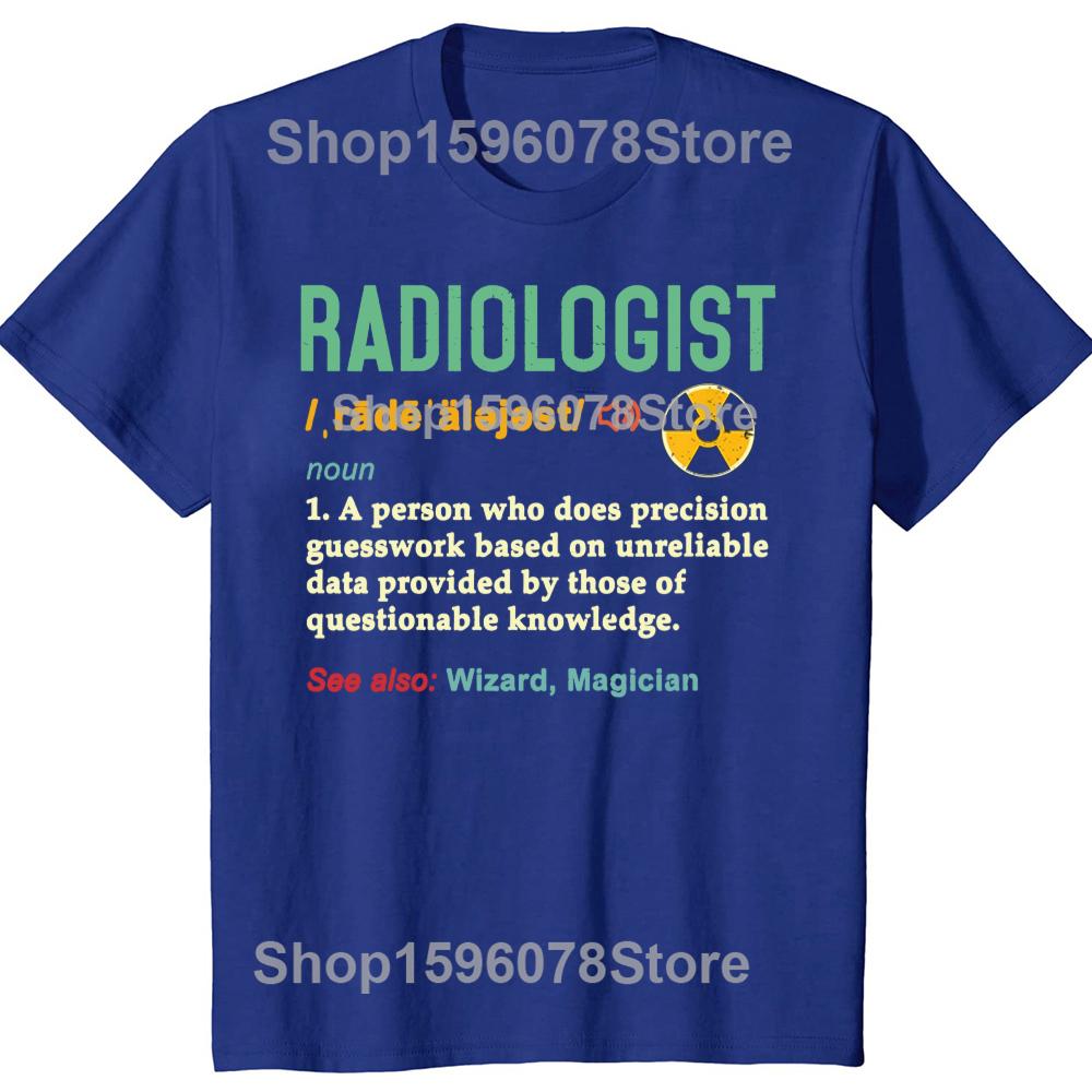 Novelty Radiology Tech Retro Definition Rad Technologist T Shirts Graphic Cotton Streetwear Short Sleeve Birthday Gifts Tshirt