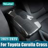 ABS Car Armrests Storage Box Mat Cover Waterproof Dust-Proof For Toyota Corolla Cross XG10    2024 2025 Hybrid
