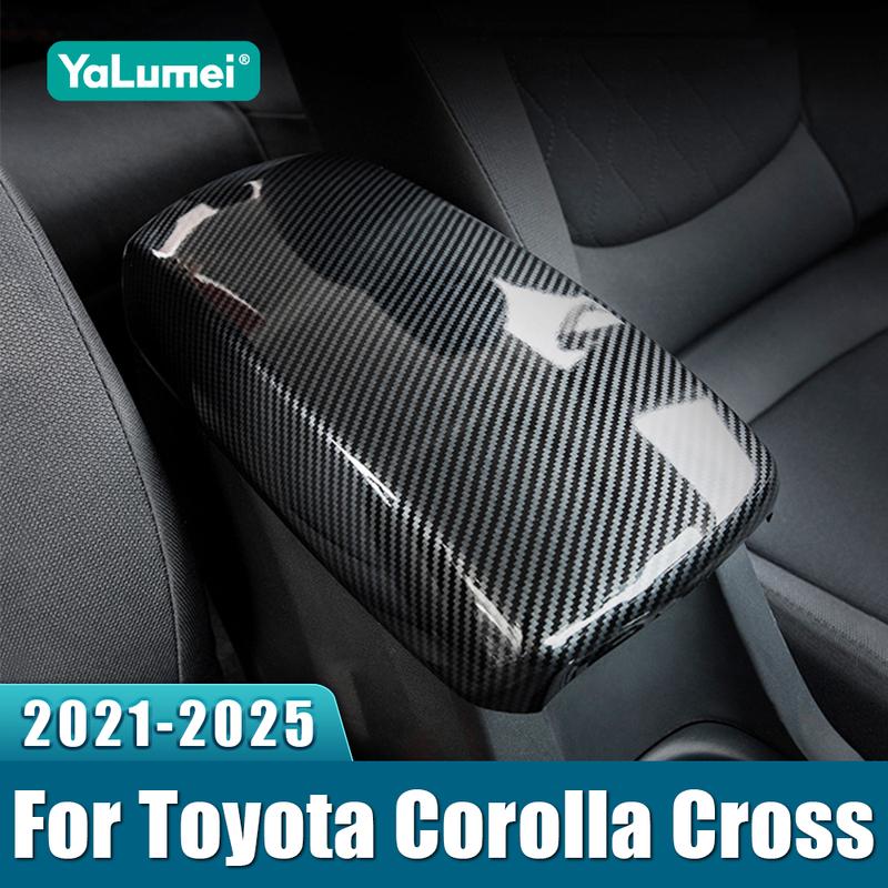 ABS Car Armrests Storage Box Mat Cover Waterproof Dust-Proof For Toyota Corolla Cross XG10 2024 2025 Hybrid