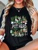 100% Cotton Plant Lover And Gardener: Pot Head Succulent Short Sleeve T-Shirt