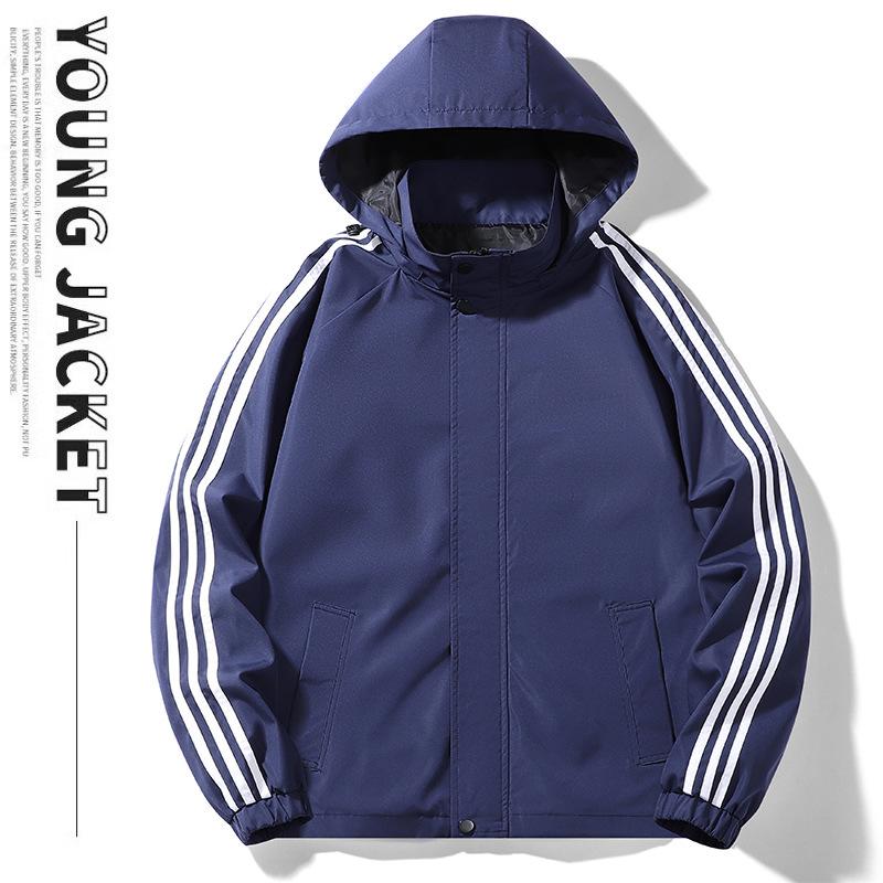 Men's Trendy Hooded Mountaineering Jacket - Versatile Spring & Autumn Style