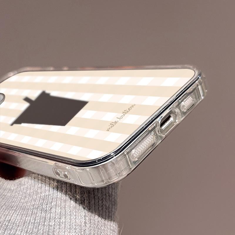 Pouzdra na mobilní telefon pro iPhone 11 13 XR 15 Pro Max 12 14 Pro Max Case iPhone 16 XS Max Mirror Ochranné pouzdro Mirror Exquisite Cartoon Waterproof
