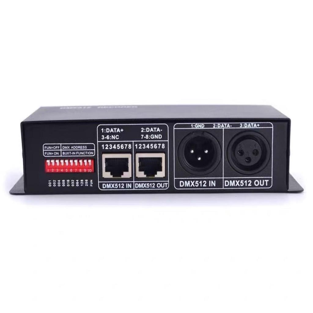 DMX512 RGB/RGBW Decoder, 3x8A/4x8A