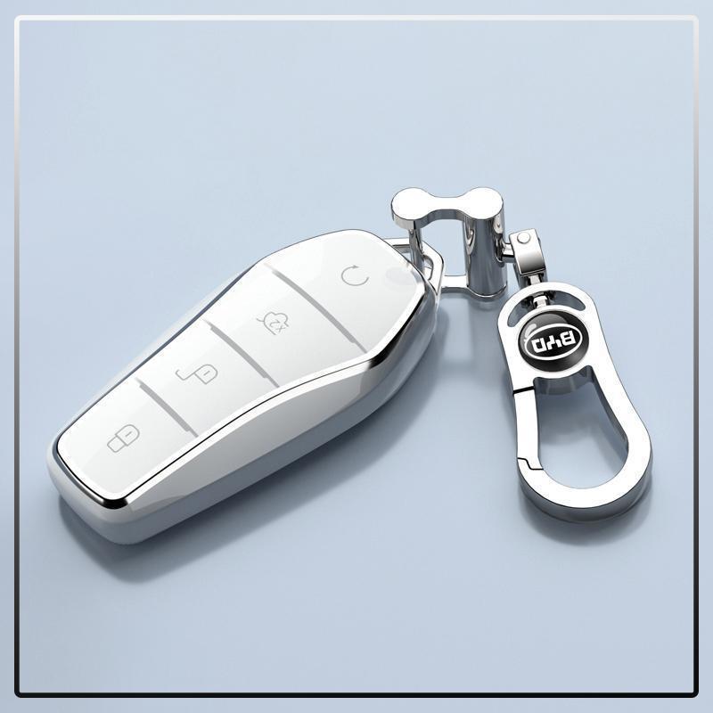 2025 BYD Yuan PLUS Kryt na klíč od auta s vysoce kvalitním ochranným řetízkem pro muže a ženy