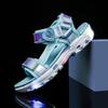 Children's Fashion Colorful Lightweight  Outdoor Beach Shoes Casual Girls Sandals Slippers Princess Shoes