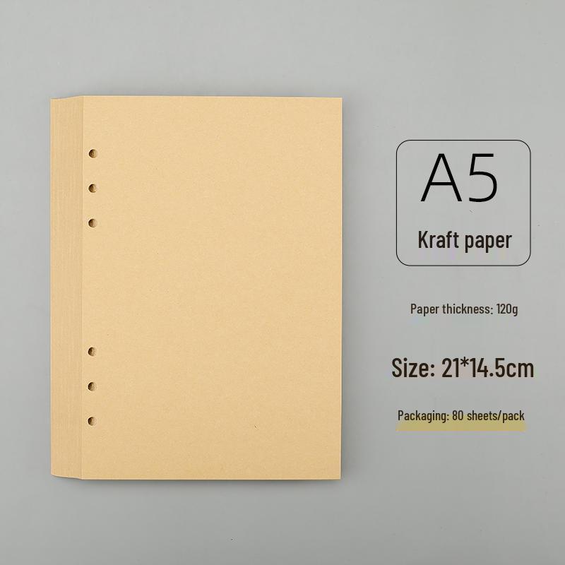 B5 DIY Notizbuch mit losen Blättern, schwarzem Papier und dicken leeren schwarzen Kartonseiten