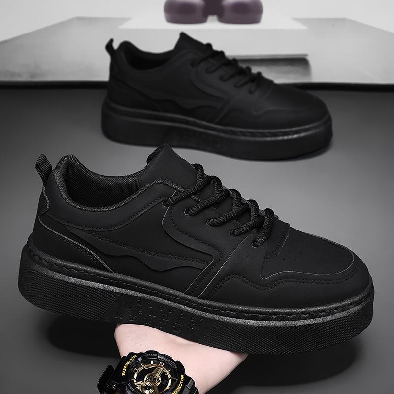 

New board shoes platform shoes student shoes men 44 чёрный
