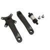 Mountain Bike Crank Arm Set 104 BCD Square Hole Crank Positive Negative Teeth Single Disk 7‑12 Speed Aluminum Alloy