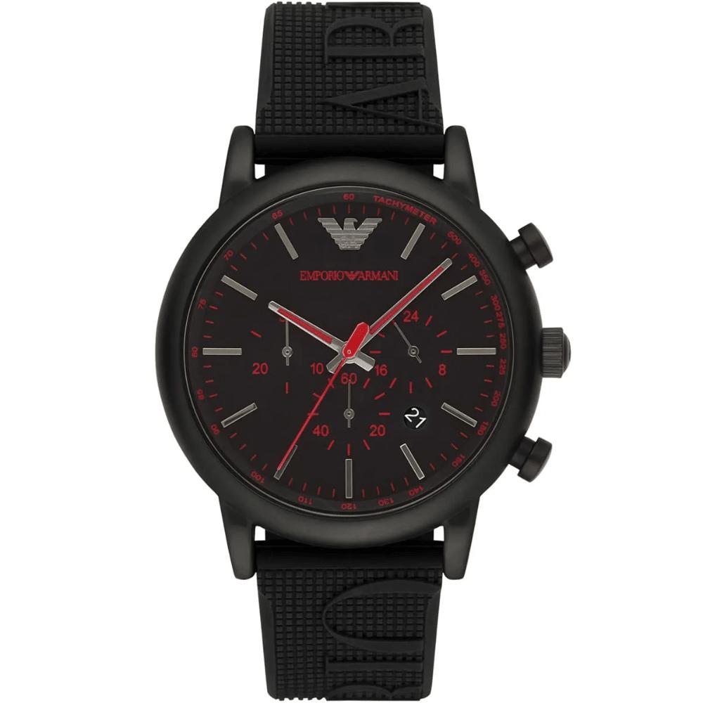 Emporio Armani Men's Black Ar11024 Luigi Chronograph Watch