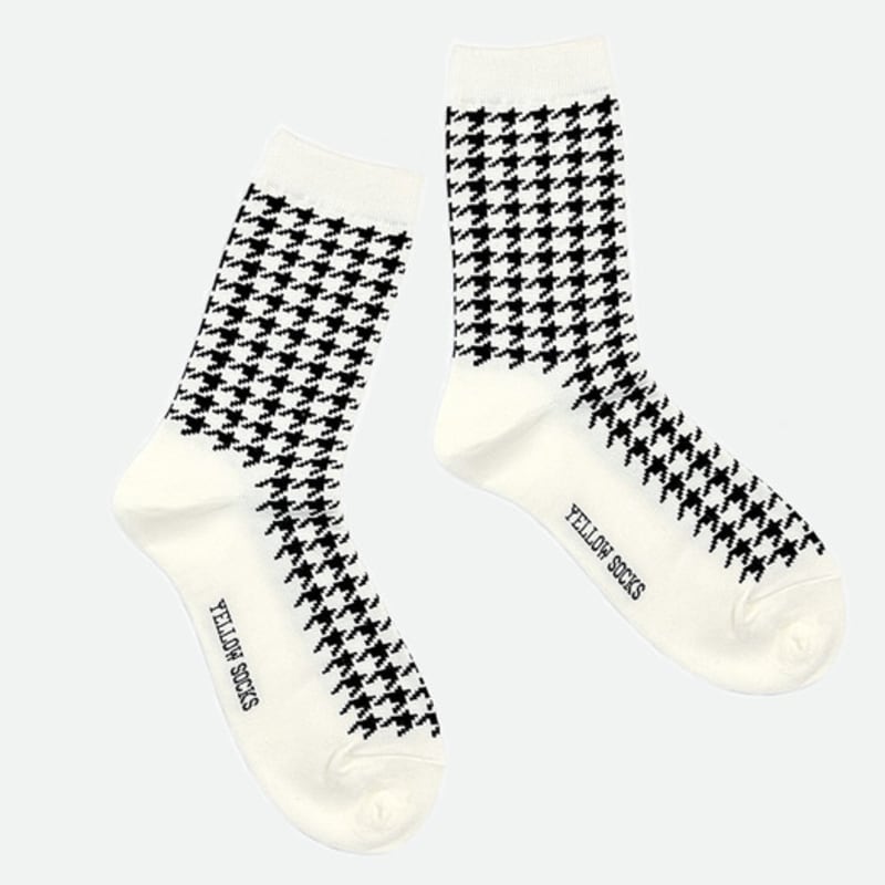 YELLOWSOCKS HOUND CHECK CREAM