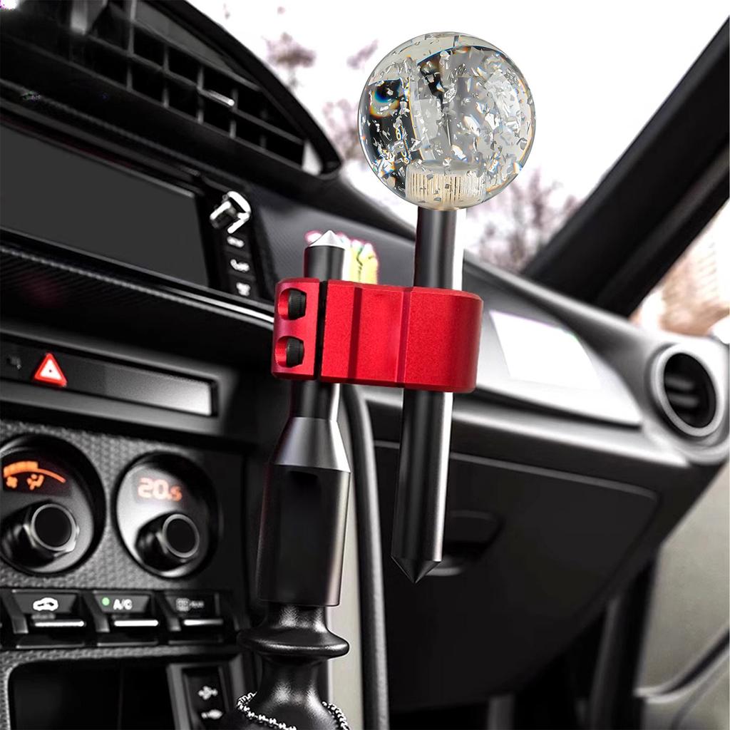 Clear Glass Hand Ball Gear Lever Gear Shifter Knob Modified Gear Stick Shifter For Automatic And Manual Car
