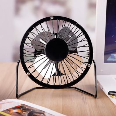 Personal Fan Convenient Strong Wind USB Charging High-quality Metal Wrought Iron Desktop Small Personal Fan for Classrrom