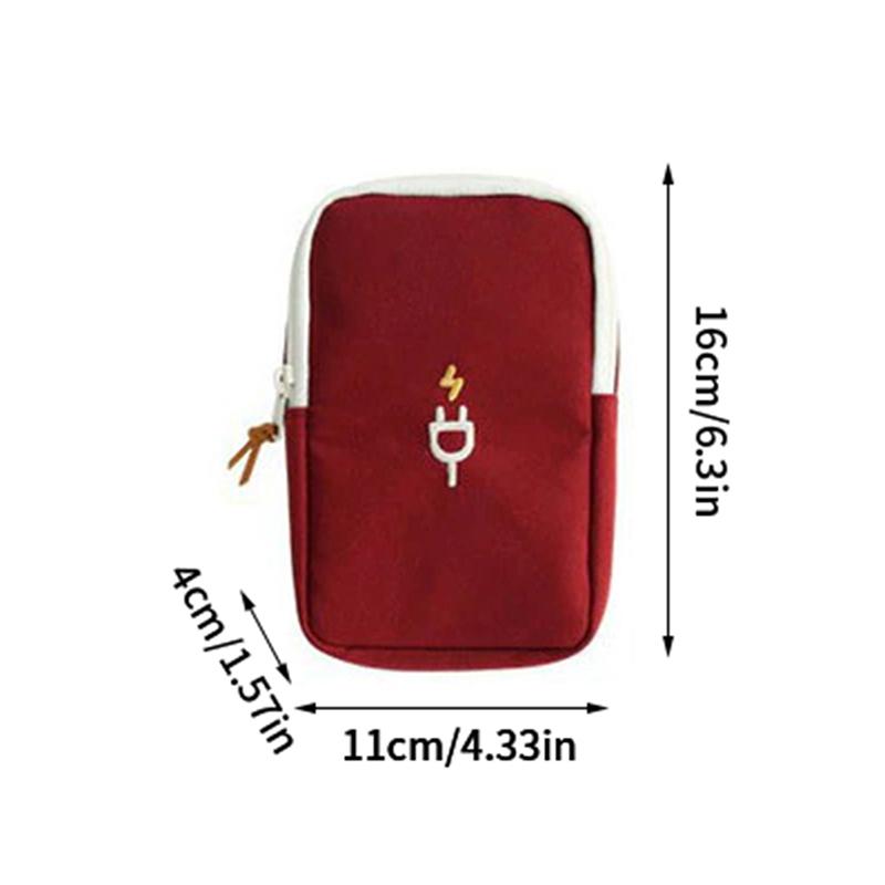 Travel Accessory Cable Bag Portable Digital USB Electronic Storage and Organize Bag Gadget Case Travel Cellphone Charger Holder