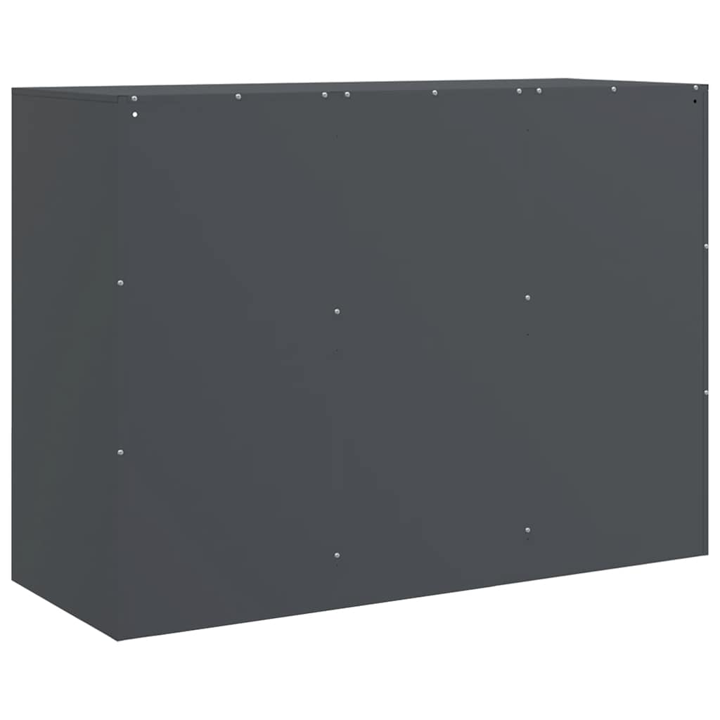 Sideboard Anthracite 99x39x73 Cm Steel