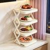 Large Capacity Prepare Dish Storage Rack Space-Saving Dish Storage Rack  Preparing Food
