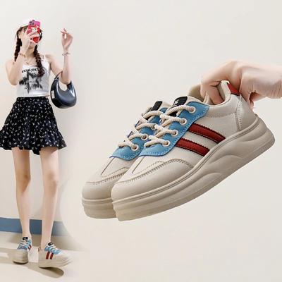Modne Damskie Buty Casual 2025 Nowy Design Damskie Wulkanizowane Buty Retro Buty Sportowe Modne Grube Sneakersy Damskie
