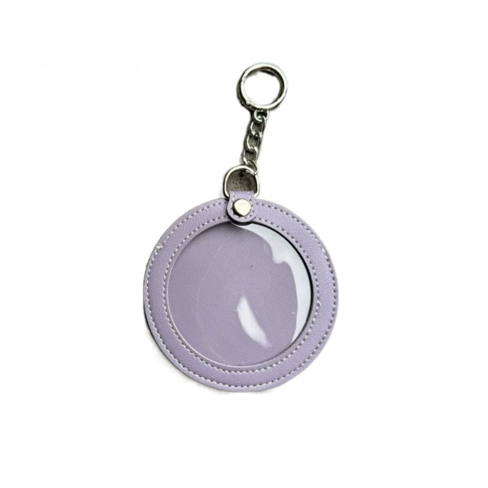 Transparent Badge Holder Portable Key Chain Pendant Funny Badge Protector Keychain  Bag