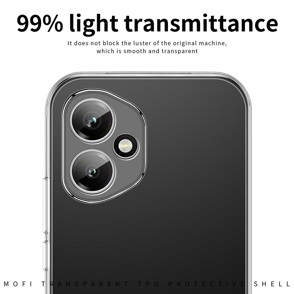 Για Honor 400 5G (Καθολικός) Διαφανής θήκη τηλεφώνου MOFI εξαιρετικά λεπτή πίσω θήκη τηλεφώνου TPU