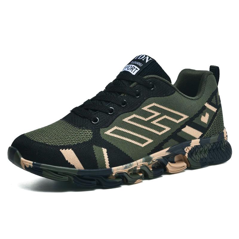 Sneakers for men and women camouflage shoes Ultralight running shoes Breathable mesh casual shoes Military training shoes