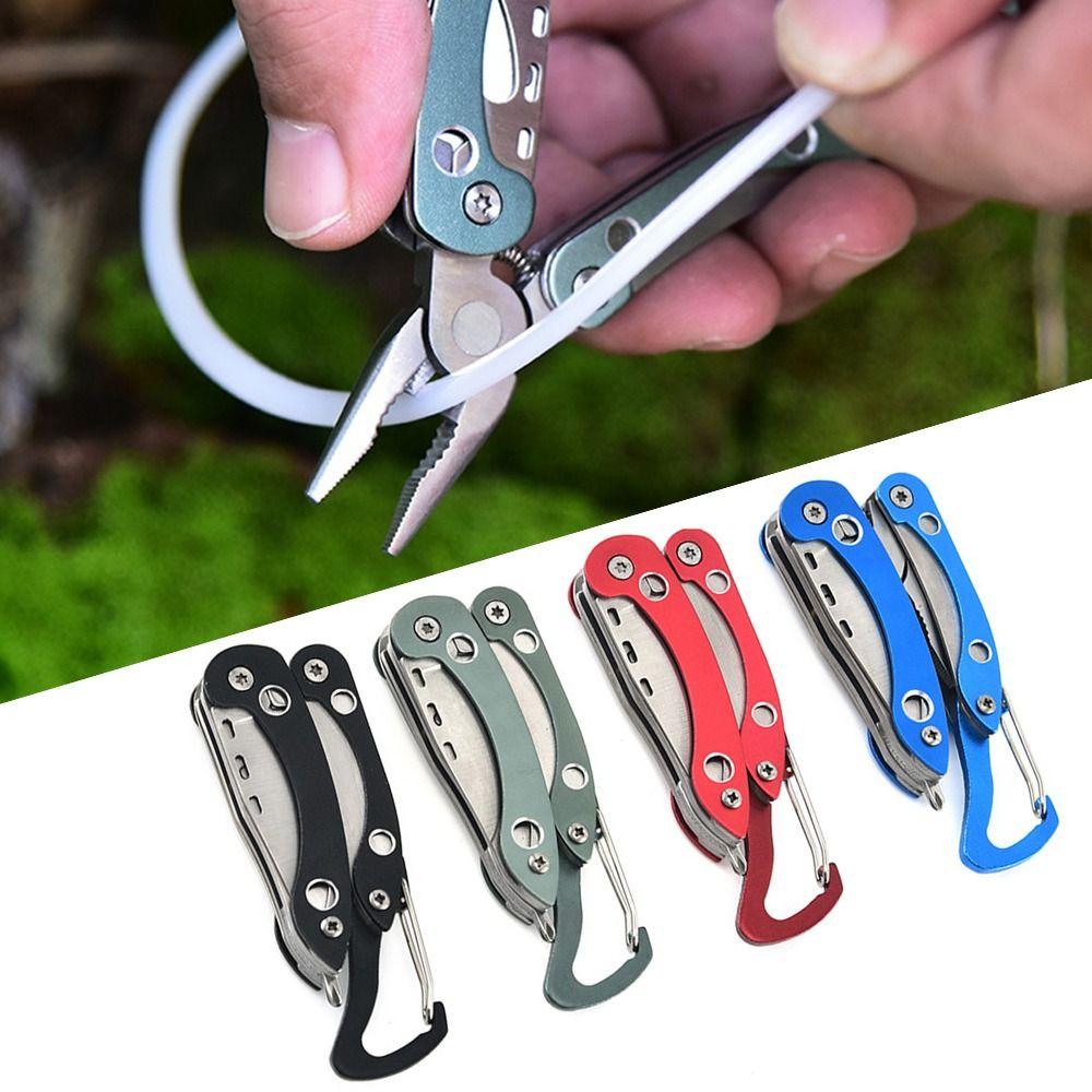 

Комплект снаряжения для кемпинга на открытом воздухе, ручные инструменты, складные плоскогубцы, карманный нож, набор отверток с крючком