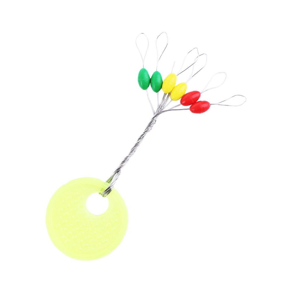 Bait Fly Fishing Accessories Oval Floating Stopper Fishing Float Rubber Space Beans Fishing Bobber