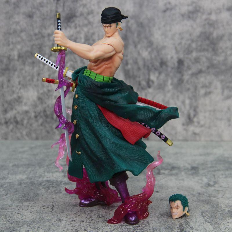 One Piece Anime Figures Roronoa Zoro Figure Gk Figurine Pvc Statue Model Doll Collection Decoration Toys Gifts