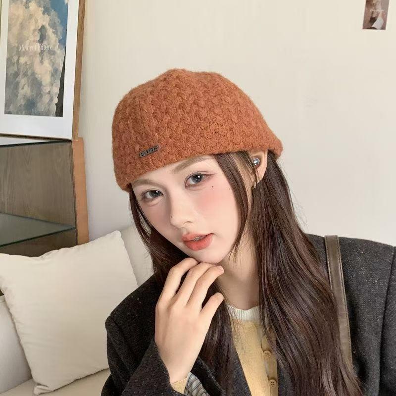 2025 Autumn/Winter Korean Two-Way Beret: Chic Women's Painter Hat for a Slimmer Face