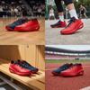 Nike Tênis Unissex Air Zoom GT Cut 4 Vermelho Universitário Preto Multicor HV9921-600