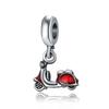 New Fashion Charm Original Angel Red Wine Cup Sail Love Beading Suitable For The Original Lady Bracelet Jewelry Gift