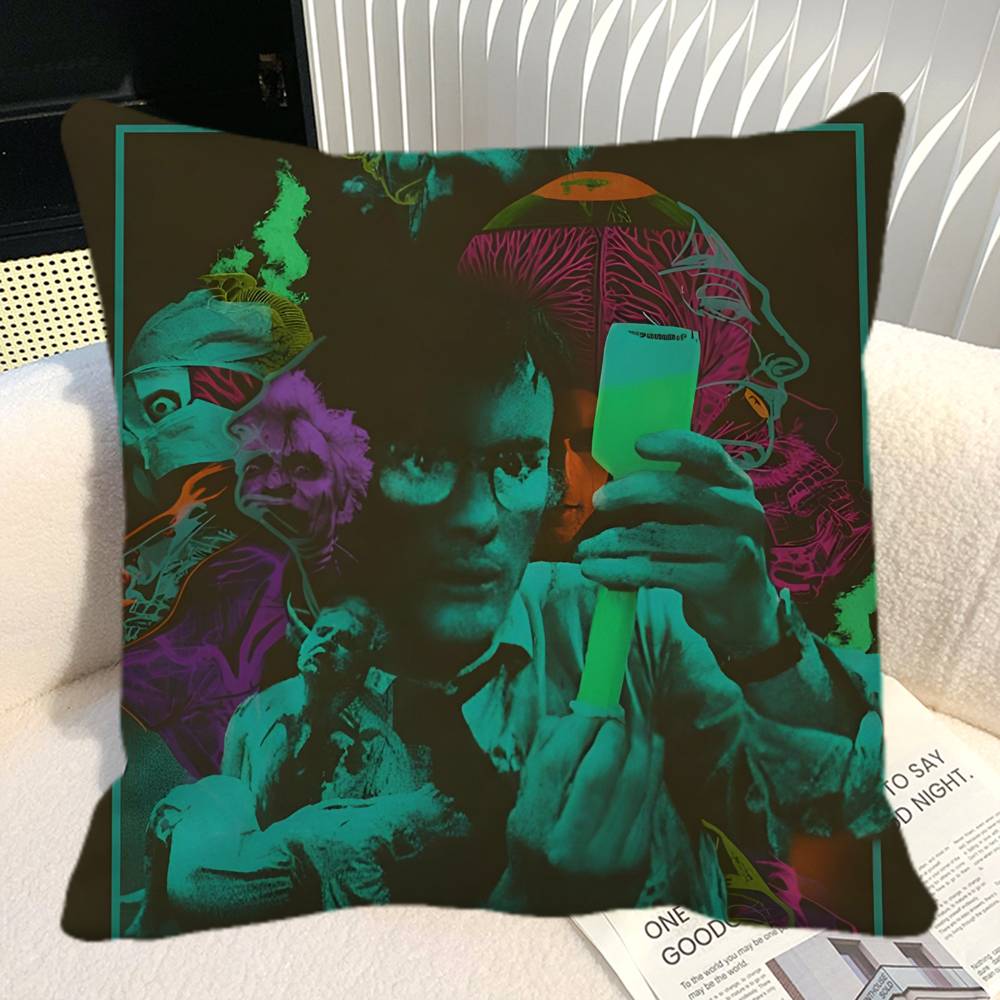 Horror Funny Movie R ReAnimator Retro Pillow Case Square Pillow Bedroom Sofa Leisure Comfort Cushion Car Home Decoration
