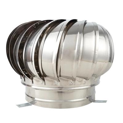 Ventilador de Telhado para Tubulação 110mm 150mm 200mm Ventilador de Telhado em Aço Inoxidável 304 Turbinas Eólicas Grelha de Ventilação Ventilador de Sótão